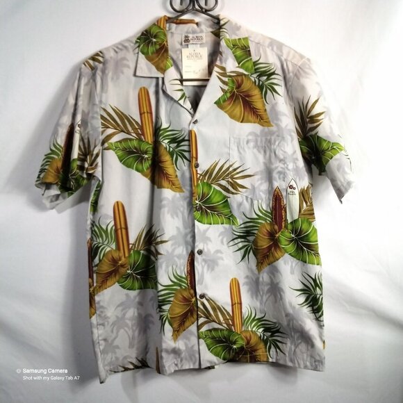 Aloha Republic Honolulu, Hawaii Waikki Beach North Shore Surfboard Shirt Lg. NWT - Picture 1 of 4